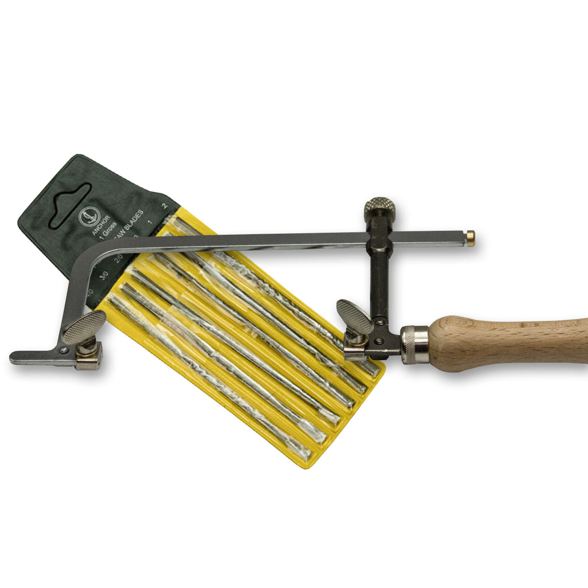 Jewellers Adjustable Metal Saw Frame +144 Mixed Blades Jewellery Craft tool fret