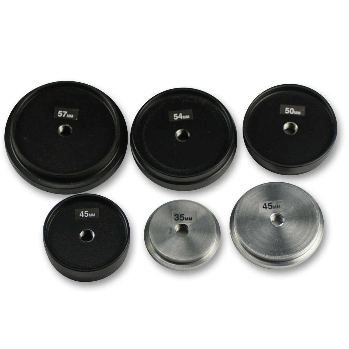 Extra large ALUMINIUM DIES for CASE & CRYSTAL PRESS 35mm - 65mm  watch repairs