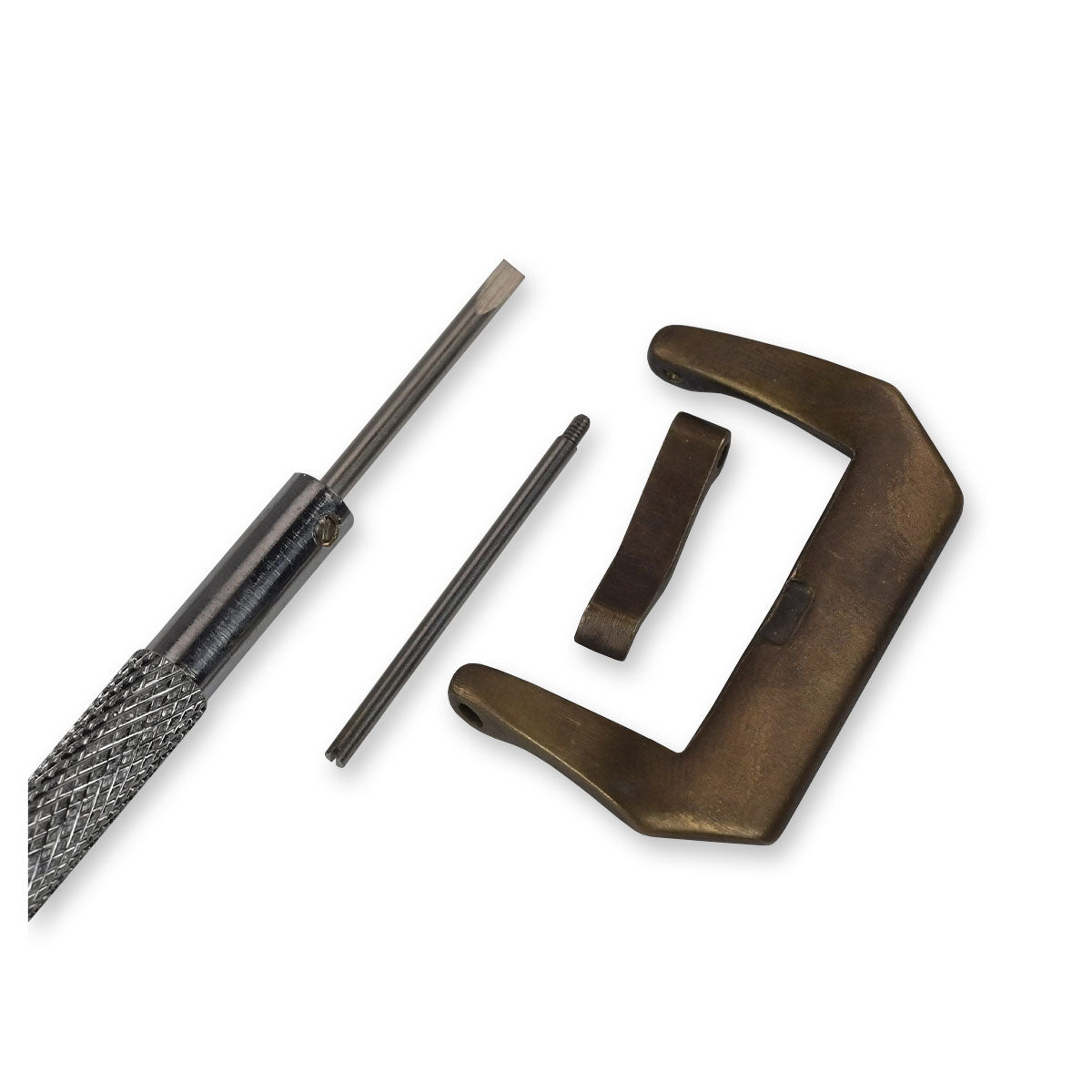 Aged Pre V BRONZE buckle watch Pam 20mm 22mm 24mm 26mm Easy SCREW In fitting