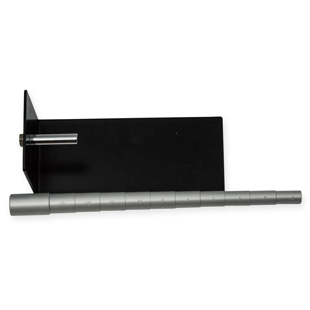 Stepped metal mandrel gauge & stand wire wrapping shaping tool jewellery craft