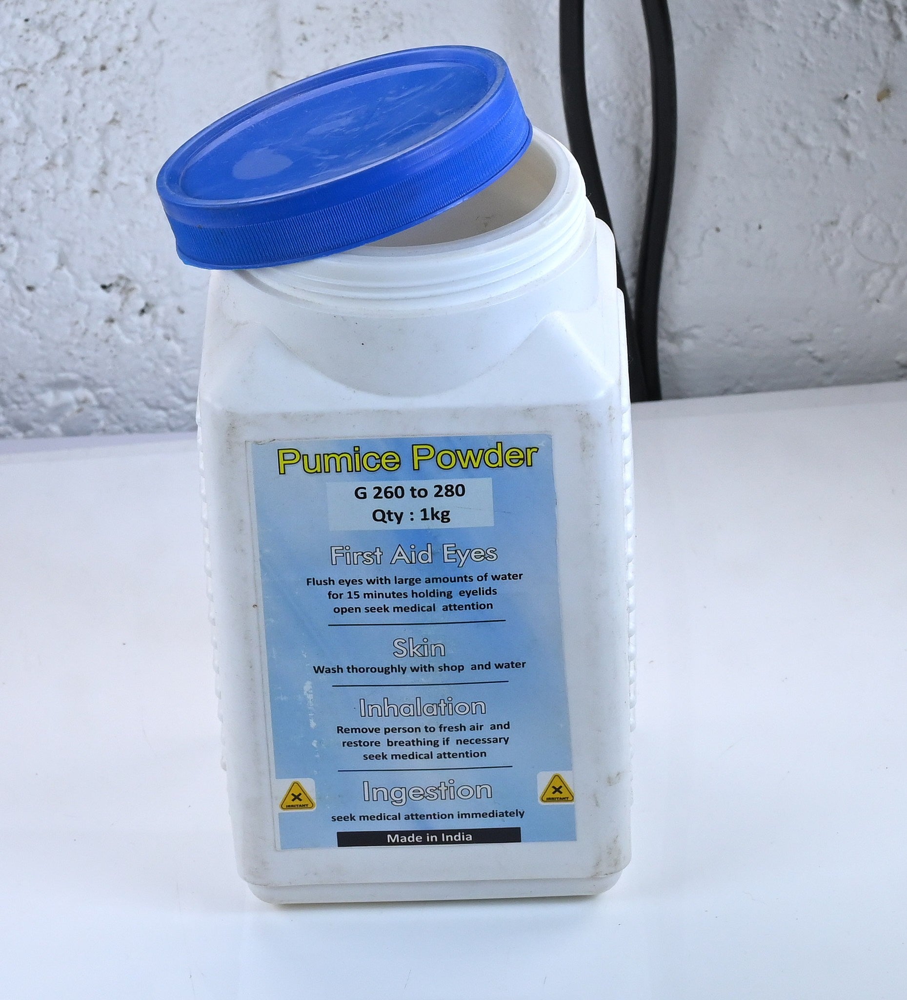 Pumice Powder 1kg Abrasive Jewellery Metal Polishing Fine Grade 260 -280 Mesh