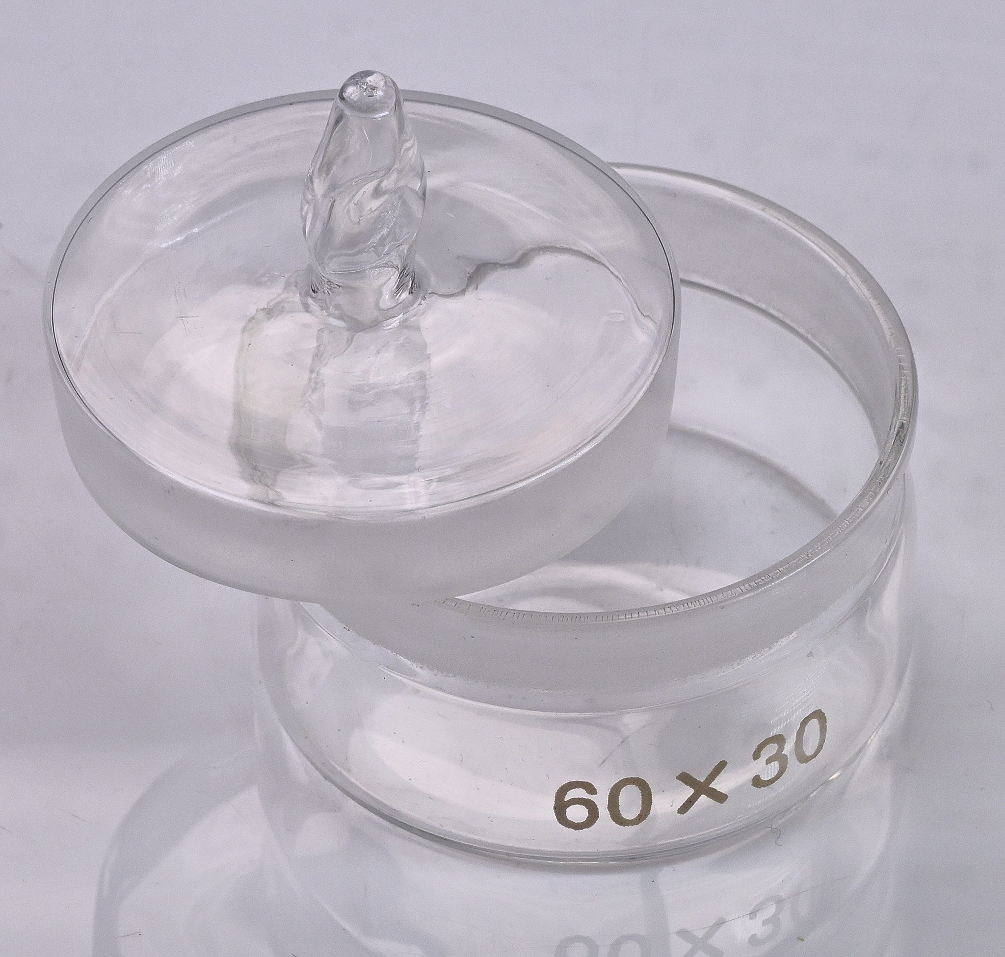 Professional Clear Glass Watch Oil Cup With Lid Cleaning Watch & Jewellery Parts
