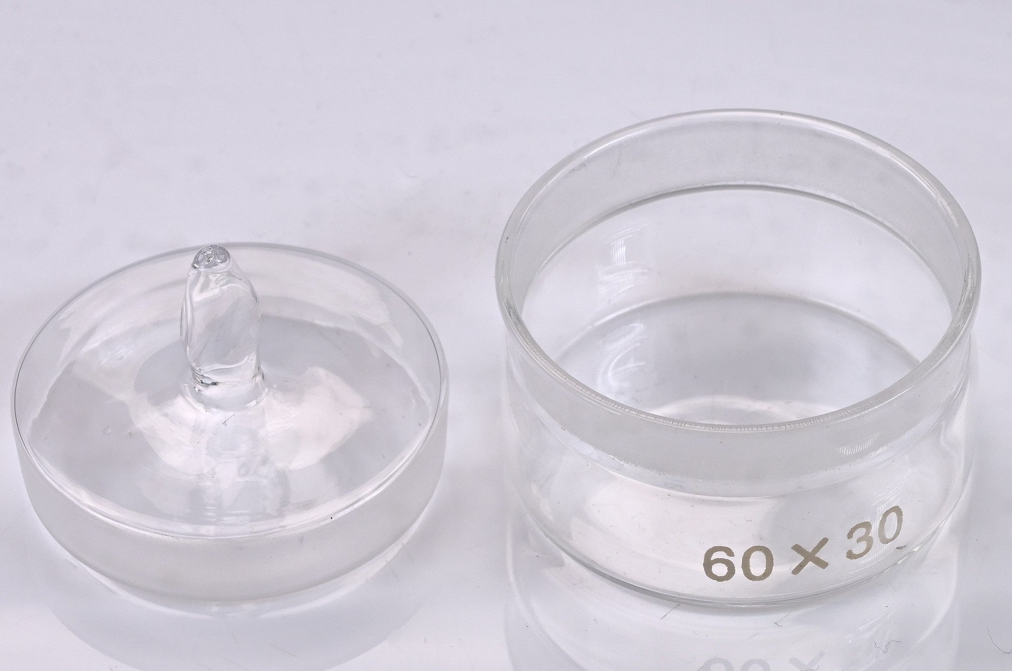 Professional Clear Glass Watch Oil Cup With Lid Cleaning Watch & Jewellery Parts