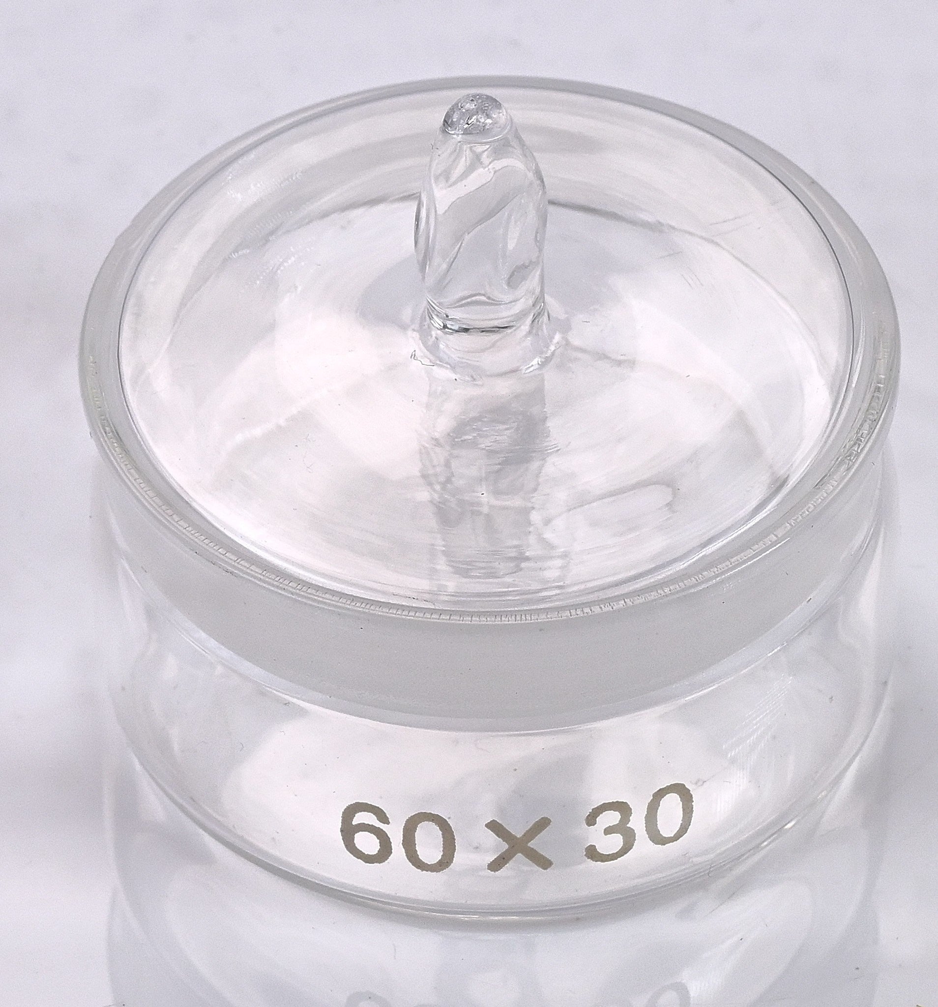 Professional Clear Glass Watch Oil Cup With Lid Cleaning Watch & Jewellery Parts