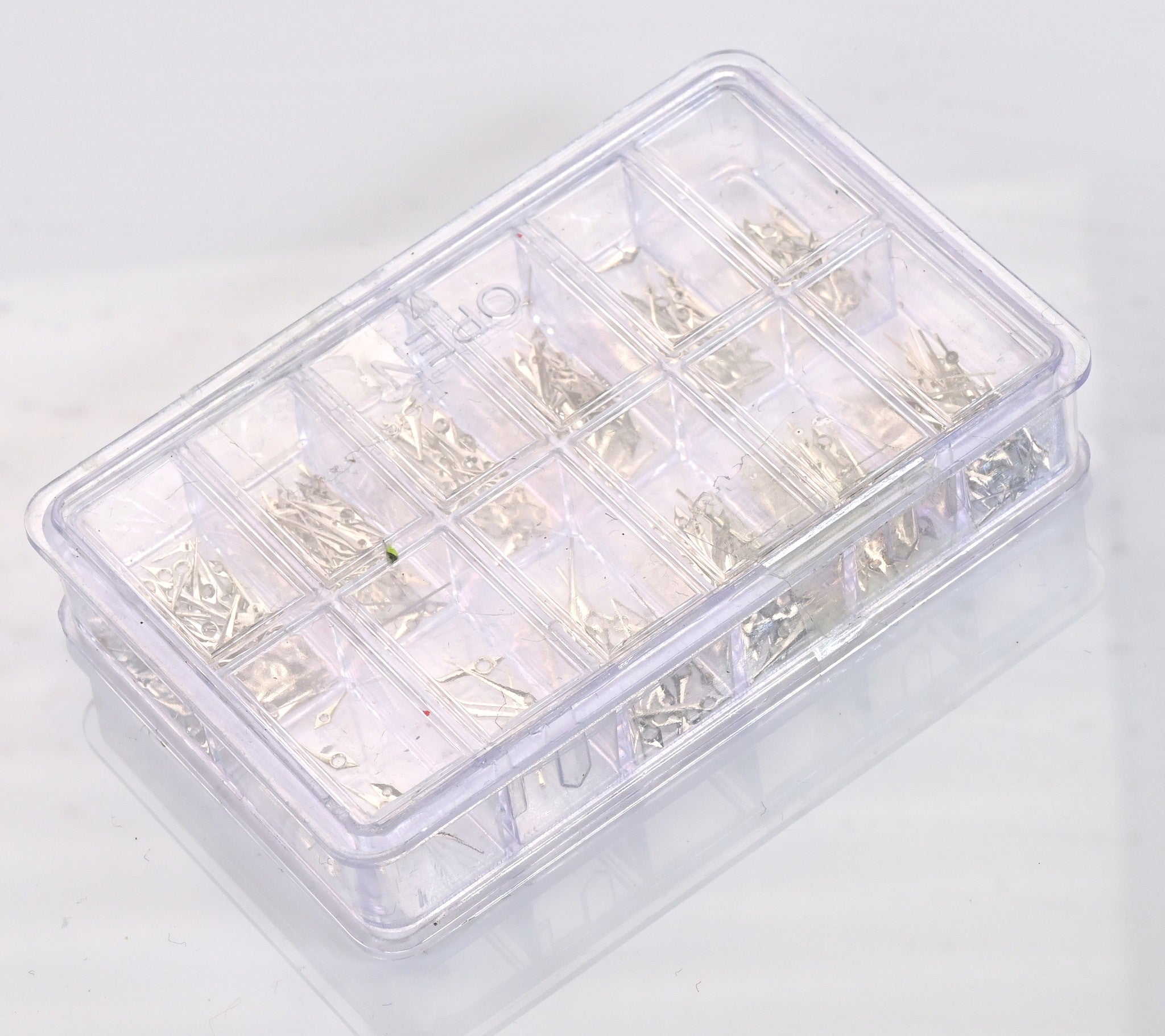 120x Sets Quartz Watch Hands Mixed Silver Steel Repairs Parts Assortment