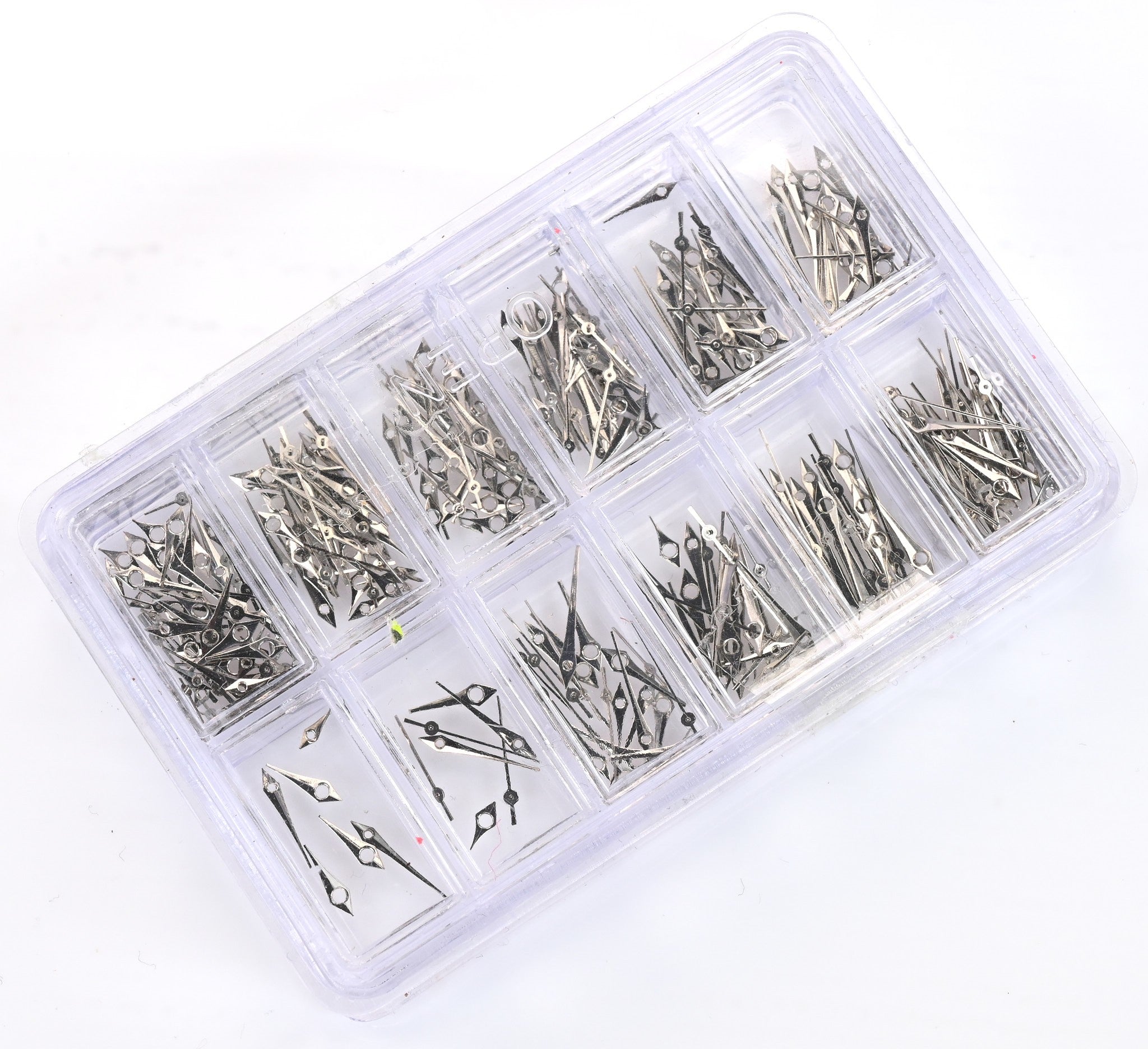 120x Sets Quartz Watch Hands Mixed Silver Steel Repairs Parts Assortment