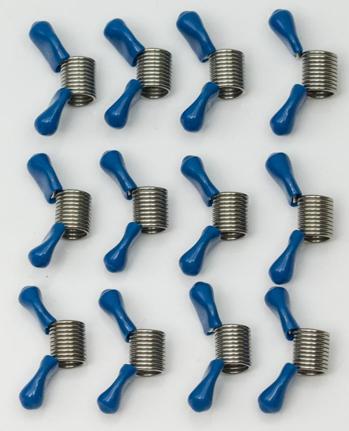 12 Large Bead Stoppers stringing beads craft jewellery necklace holding clamp