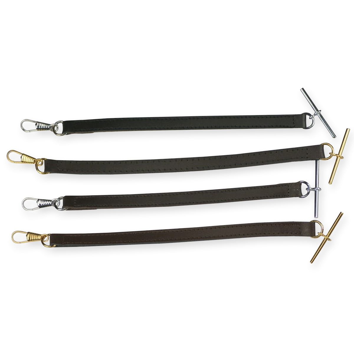 Albert pocketwatch watch strap leather black  brown military pocket gold plated