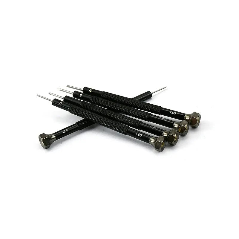 Quality Watchmakers Screwdrivers Set 5 Slotted Watch Repairs Tools 1mm - 1.6mm