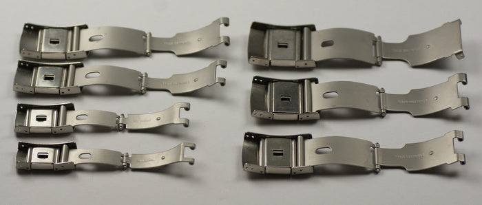 Deployment buckle METAL BRACELETS Watch Clasp Push Button Steel Fit strap band