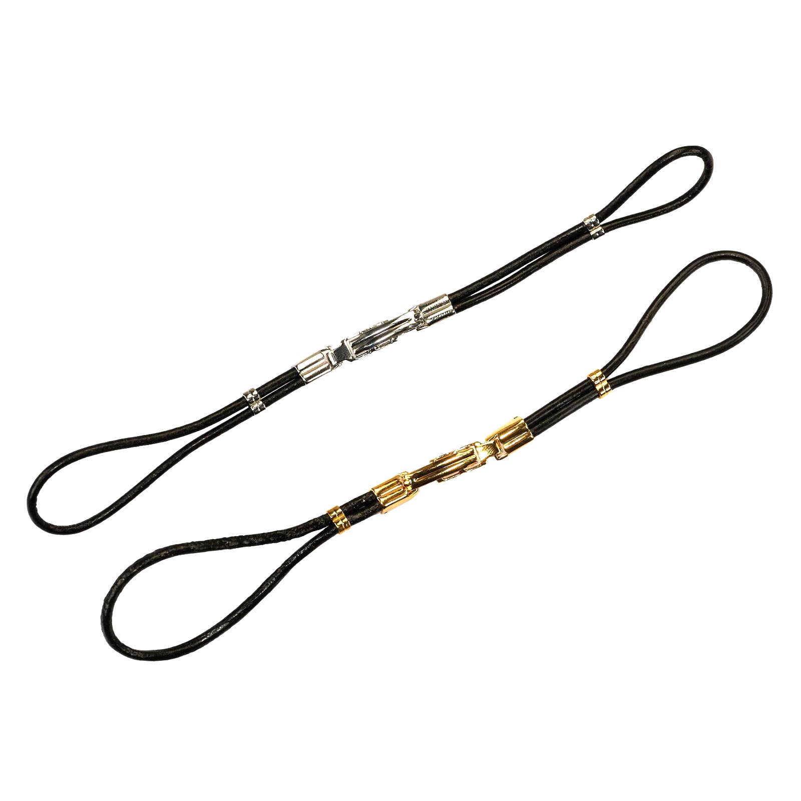 Cordette Buttefly Watch Strap Black Leather Steel Or Gold Plated Buckles Ladies