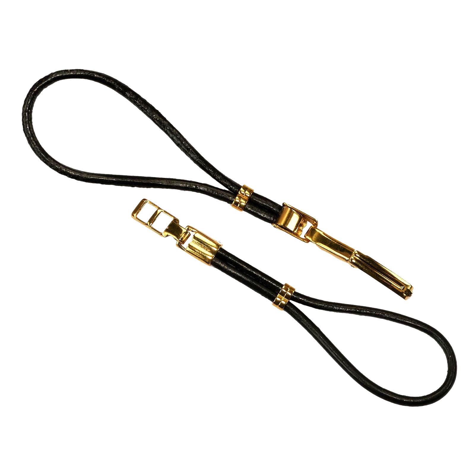 Cordette Buttefly Watch Strap Black Leather Steel Or Gold Plated Buckles Ladies