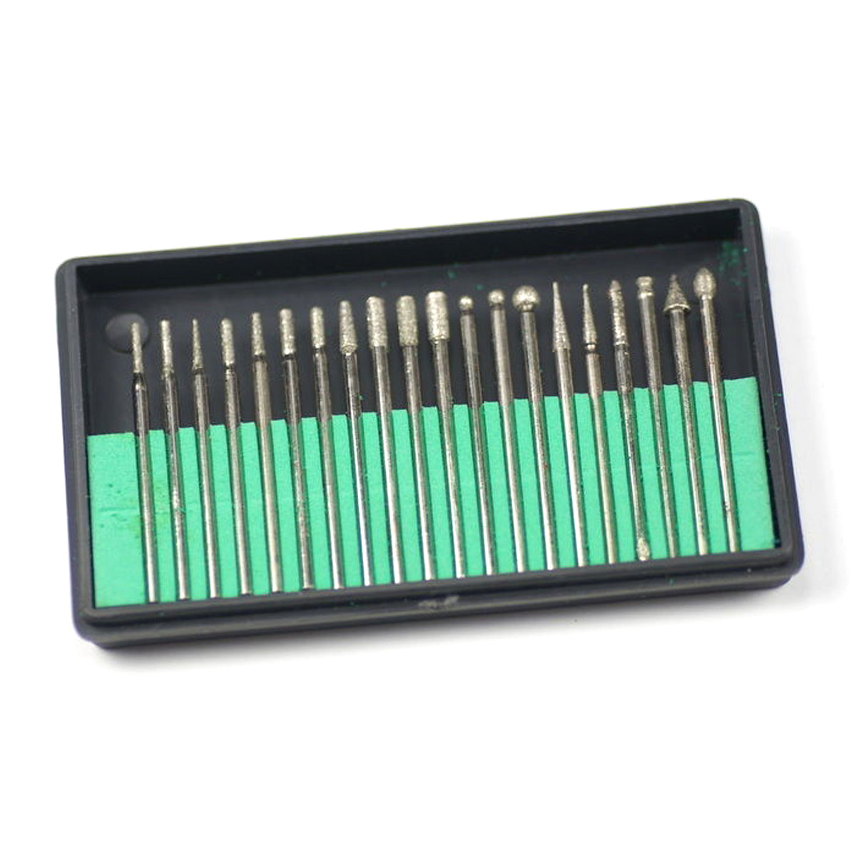 20x set Diamond Burrs tools fits dremel or rotary engraving Bits micro small