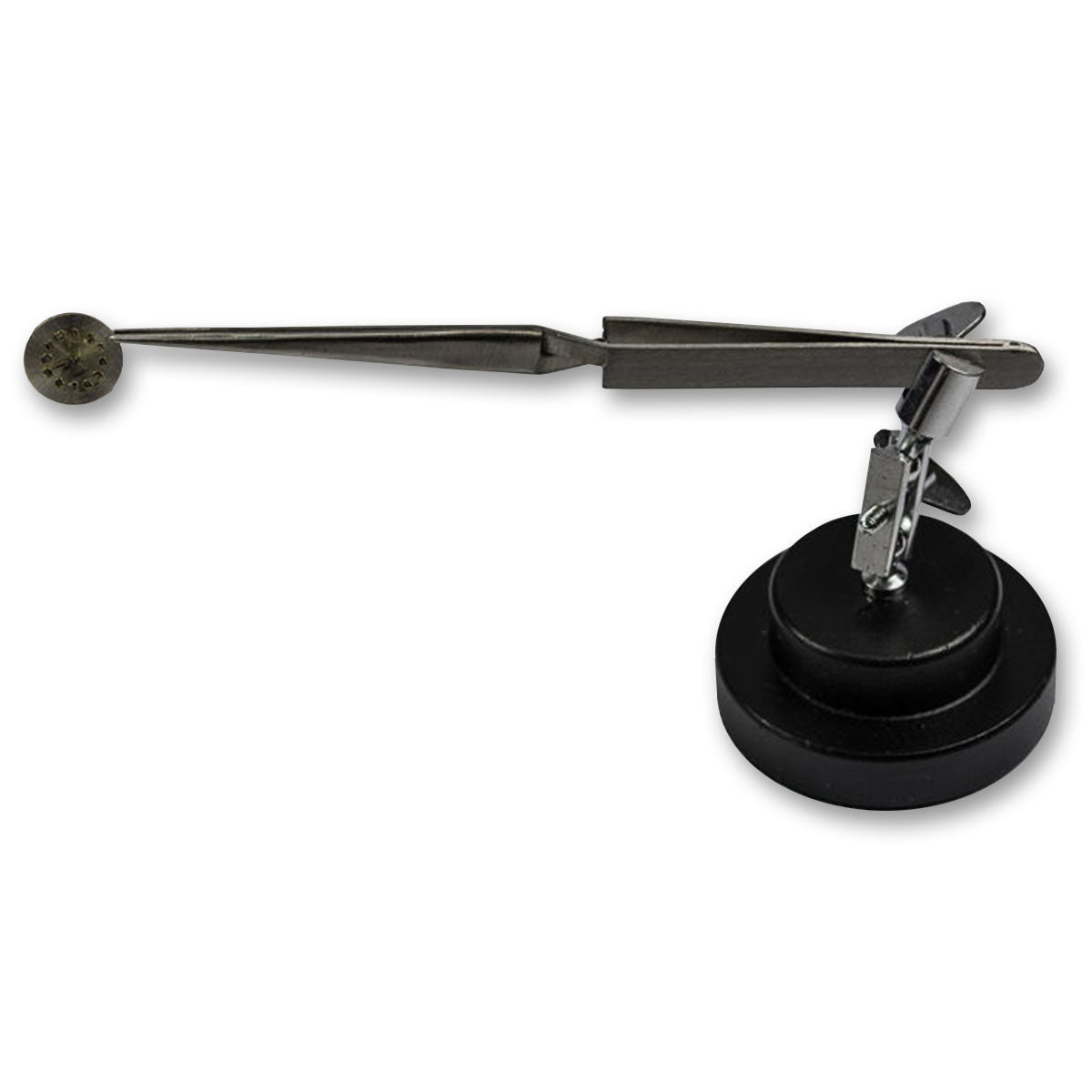 THIRD HAND STAND BASE WITH NEGATIVE LOCKING TWEEZERS HOLDER VICE CRAFT TOOL 3RD