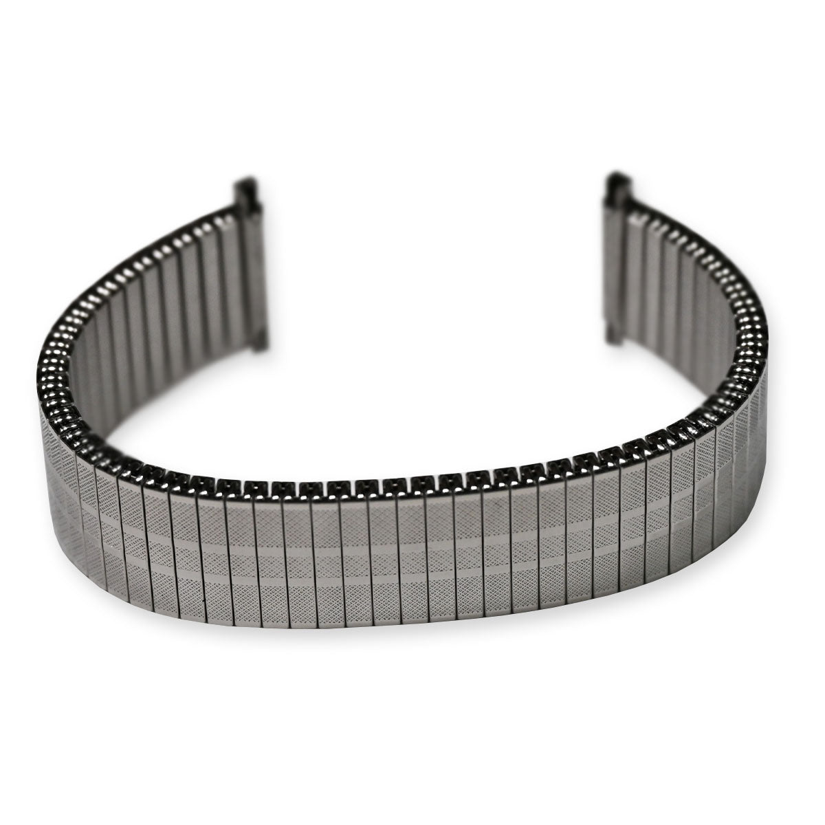 Steel Expandable Stretchy Watch Strap Bracelet Stainless Steel 18mm-22mm Mirror