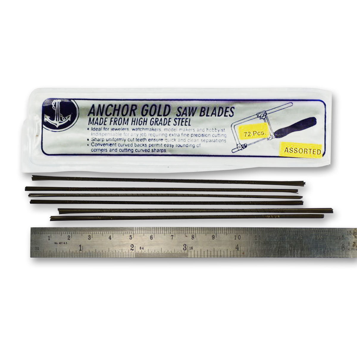 72x NEW PIERCING SAW FRAME BLADES FINE FOR JEWELLERY MAKING JEWELLER BLADE METAL