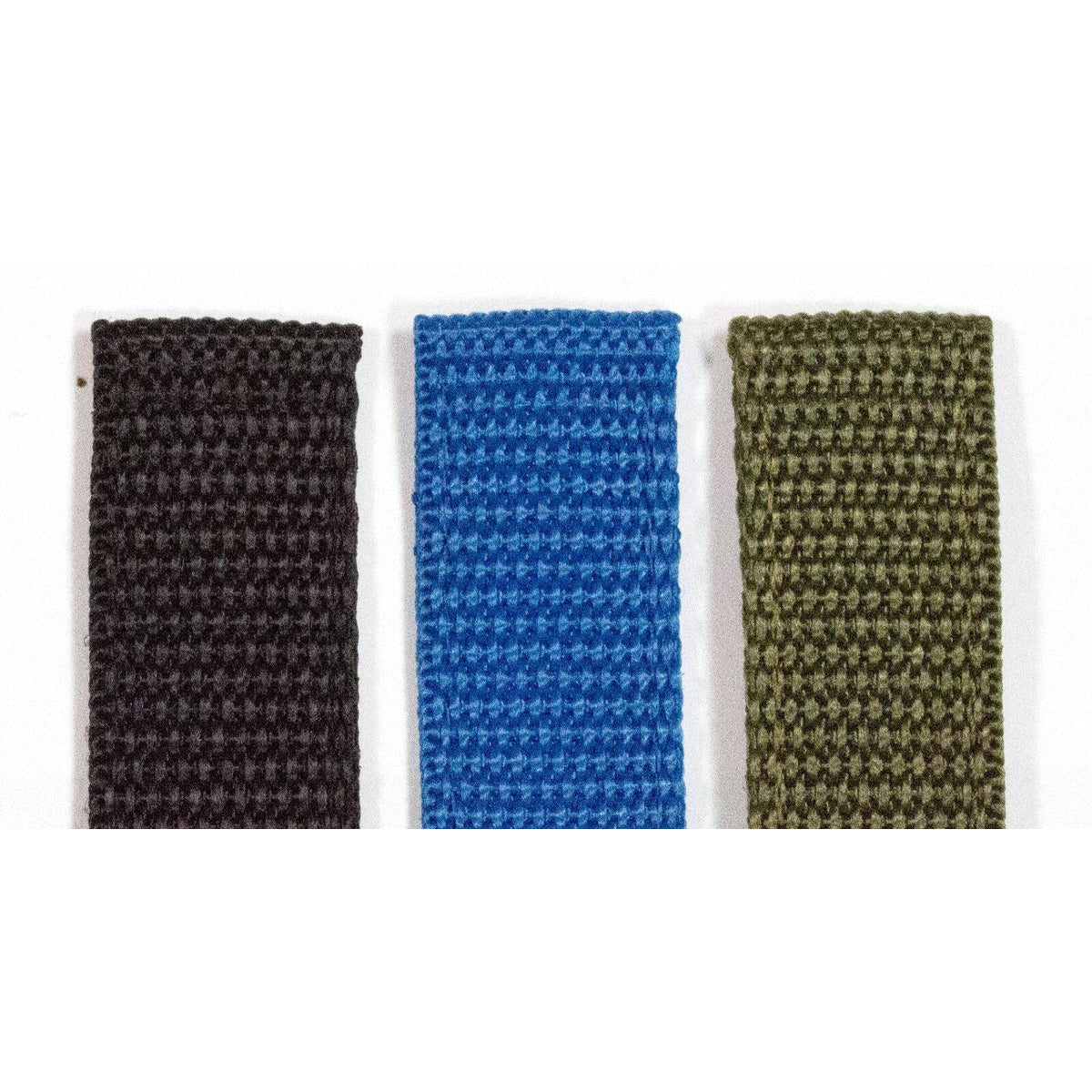 TOUGH CANVAS Army Military Mens Watch Strap 18mm 20mm 22m Black Blue Green Band