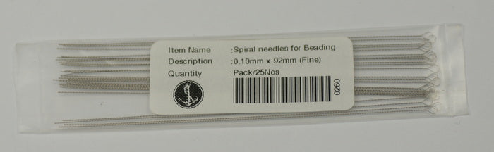 25x LARGE set Beading Needles  with eye bead twisted jewellery tools parts wire