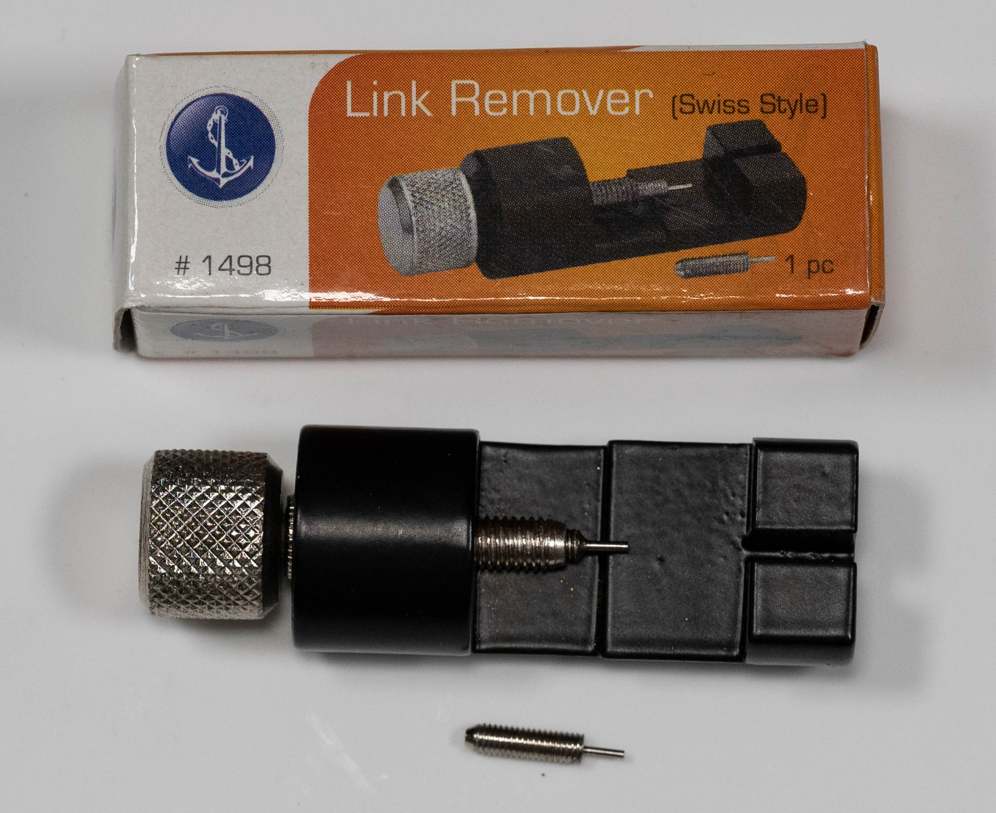 Metal Watch Band Tool Bracelet Swiss Link Remover Adjuster Spare Pin Repair Kit