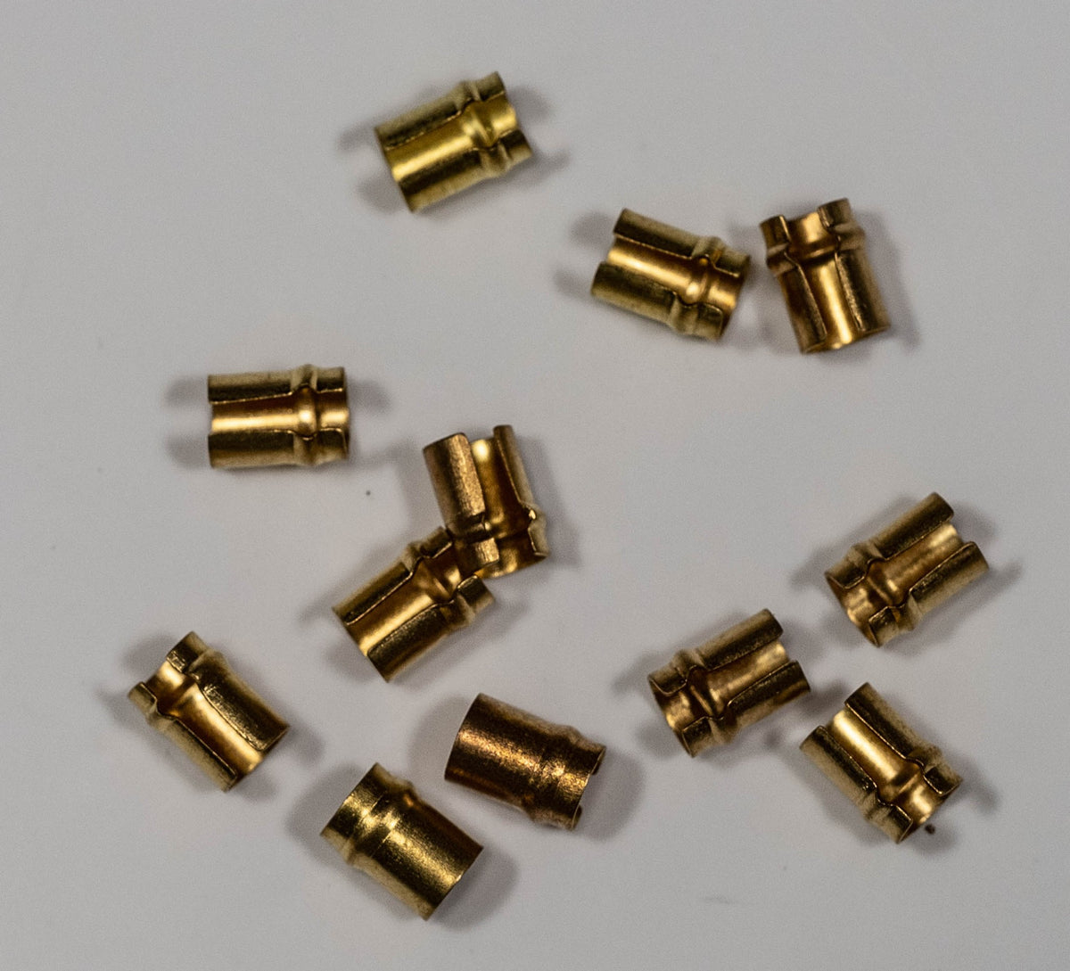 12x Brass Hand Bushes For American Wall Clock Bush Movement Spare Parts