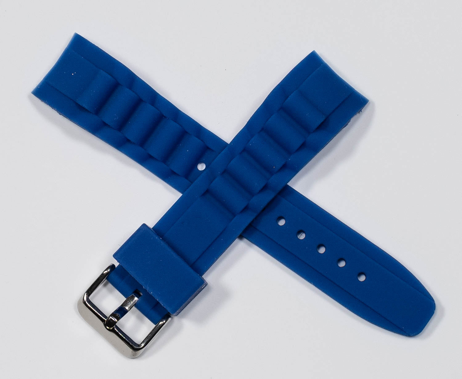 Curved End Rubber Ice Watch Strap Band Divers Sports 17mm 20mm 22mm Replacement