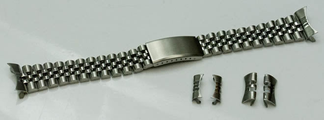 Curved Stainless Steel Jubilee 18mm - 22mm Watch Strap Bracelet Datejust Rolex
