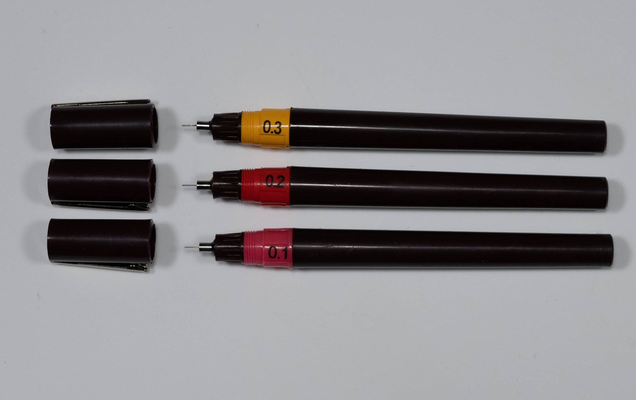 3x Oiler auto needle oil pin pen watch & pocket watch lubricant pins repair tool