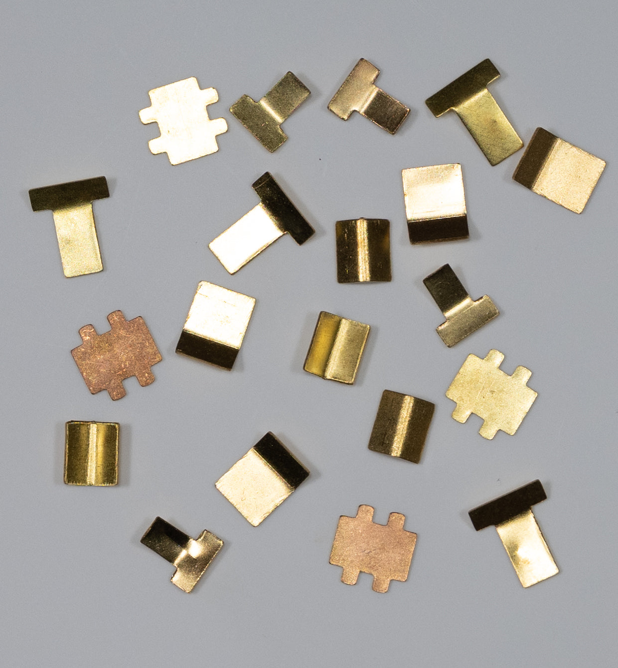 Clock Bezel Tab Assortment Brass x20 Opening Closing and securing Bezels Parts