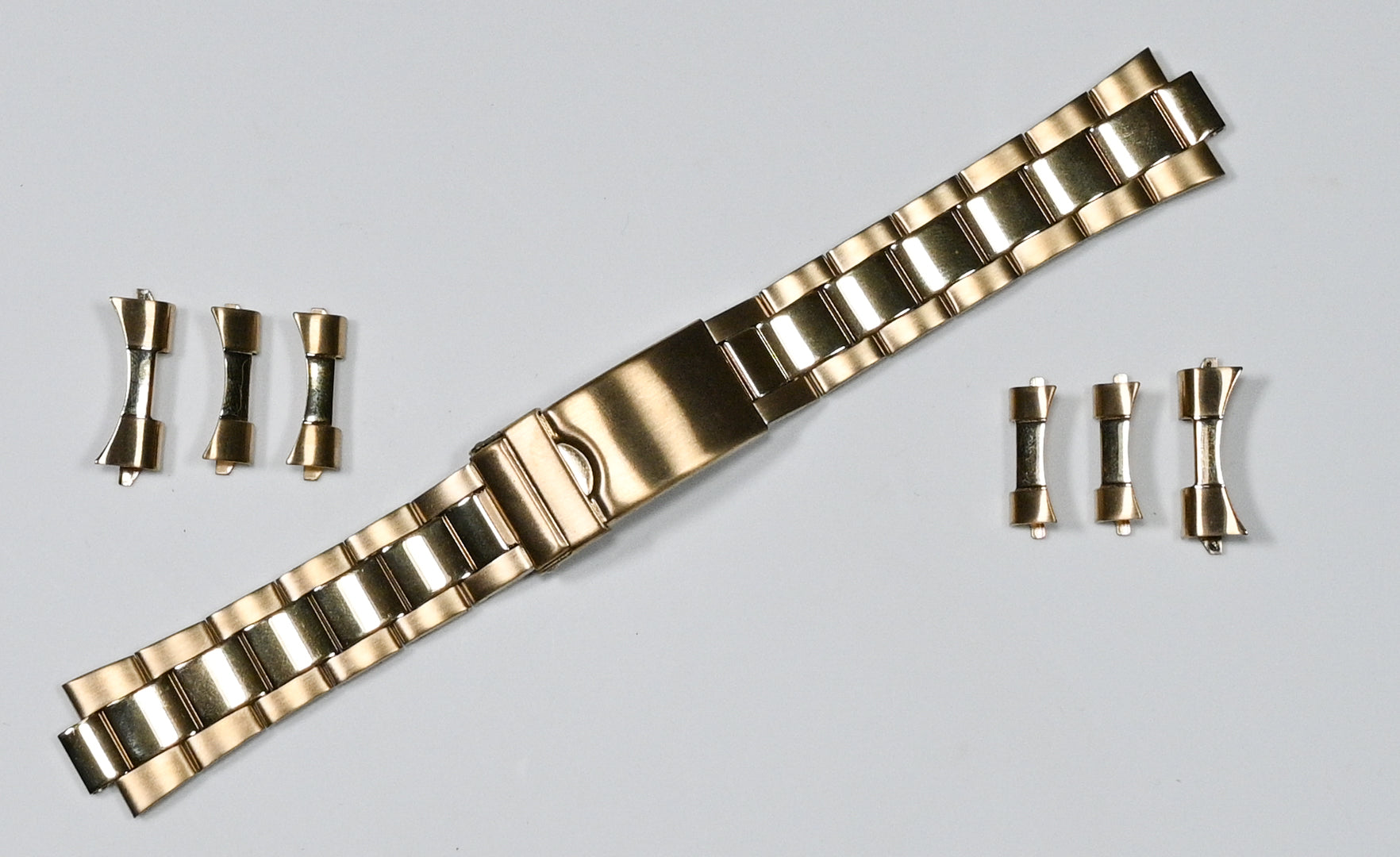 Curved End Oyster Watch Bracelet Strap For Rolex 18mm - 22mm Band Sub & GMT New