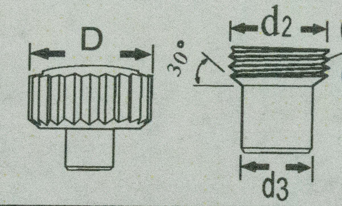 Screw Down Watch Crowns & Tube Locking Stainless Steel Winding Tap 9 Spare Crown