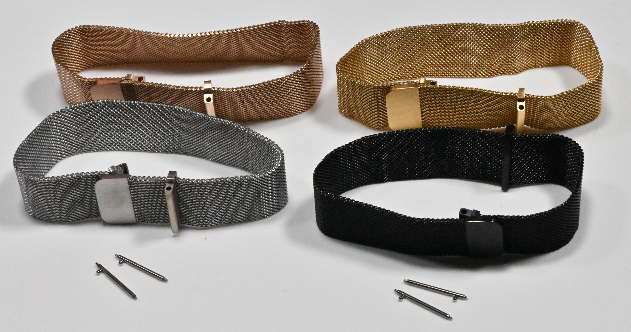 Mesh MAGNETIC CLASP Watch Strap Bracelet Stainless Steel Metal 18mm 20mm 22mm