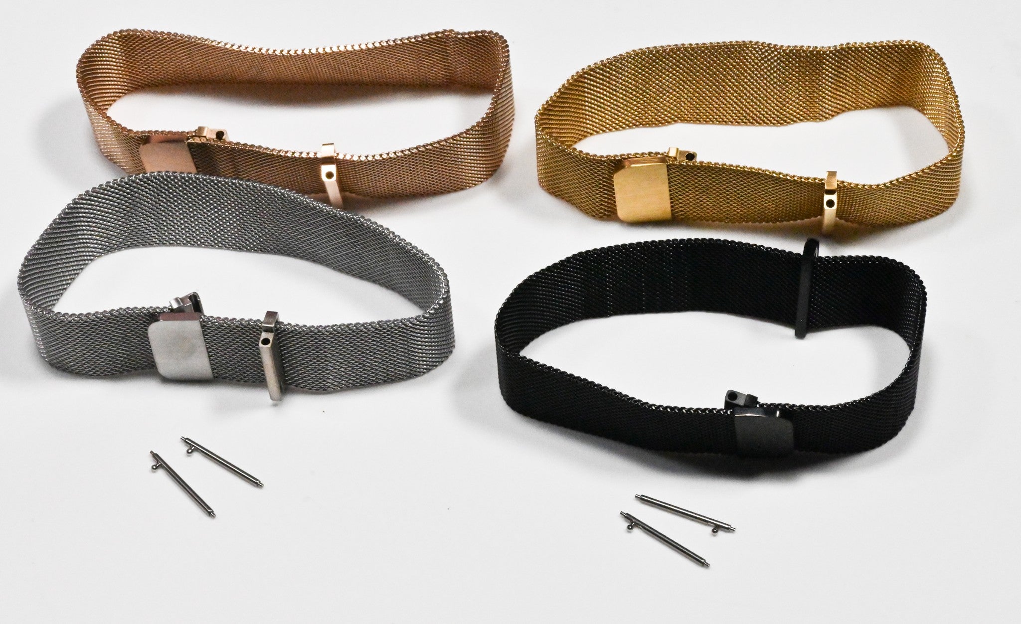 Mesh MAGNETIC CLASP Watch Strap Bracelet Stainless Steel Metal 18mm 20mm 22mm