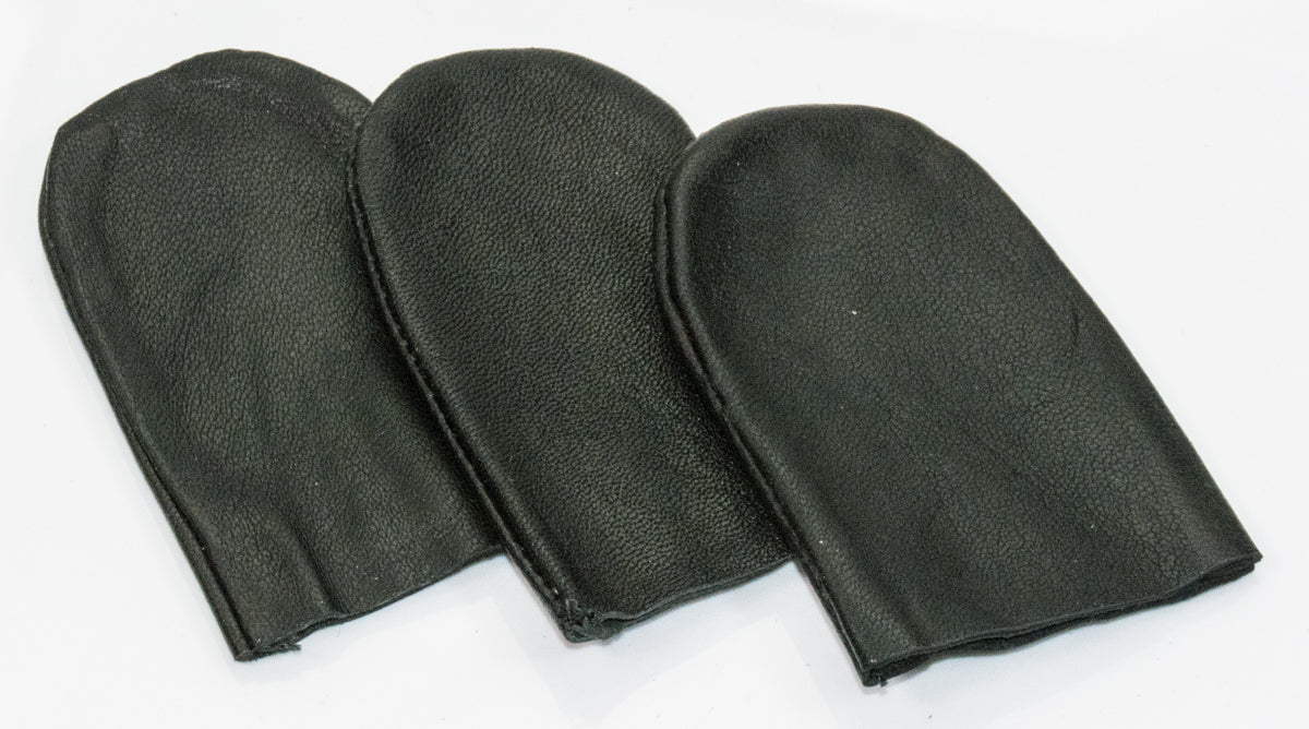 3x Soft Leather Safety Thumb Finger Guard Protection Protector Jewellery Craft