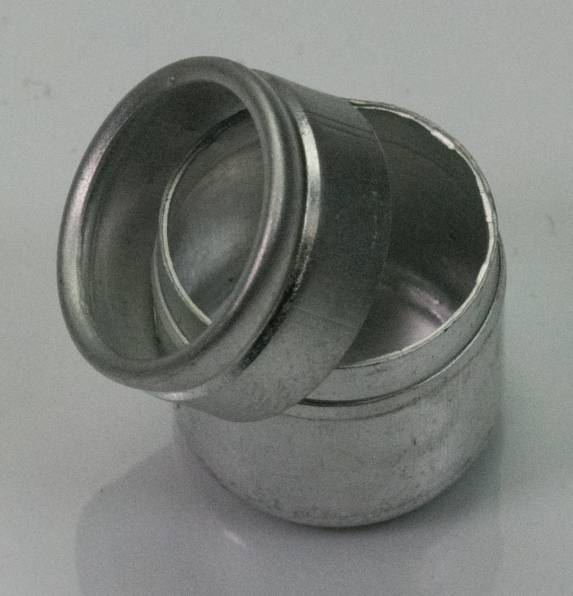 54x Small Watch & Jewellery Parts Spares Containers ALUMINIUM In Storage Box