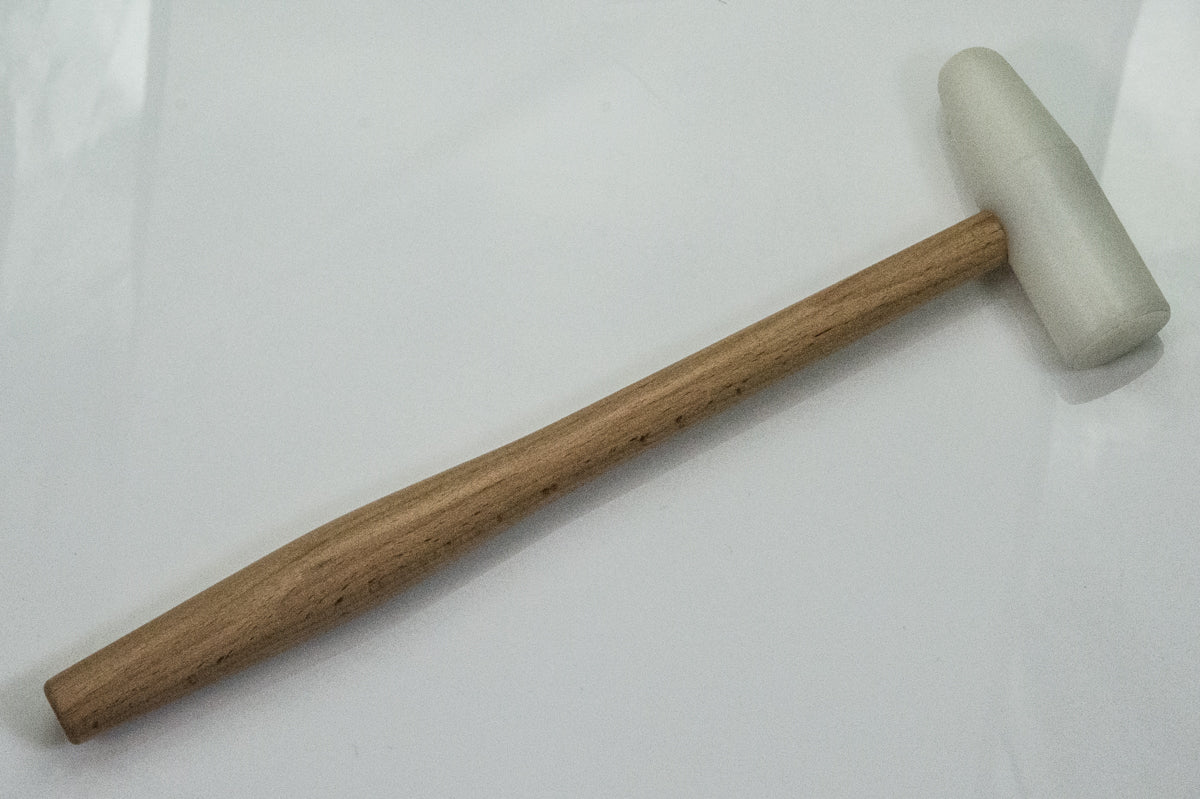 Nylon Wedge Hammer Flat & Rounded Tool Jewellery Craft Dapping Mallet Forming