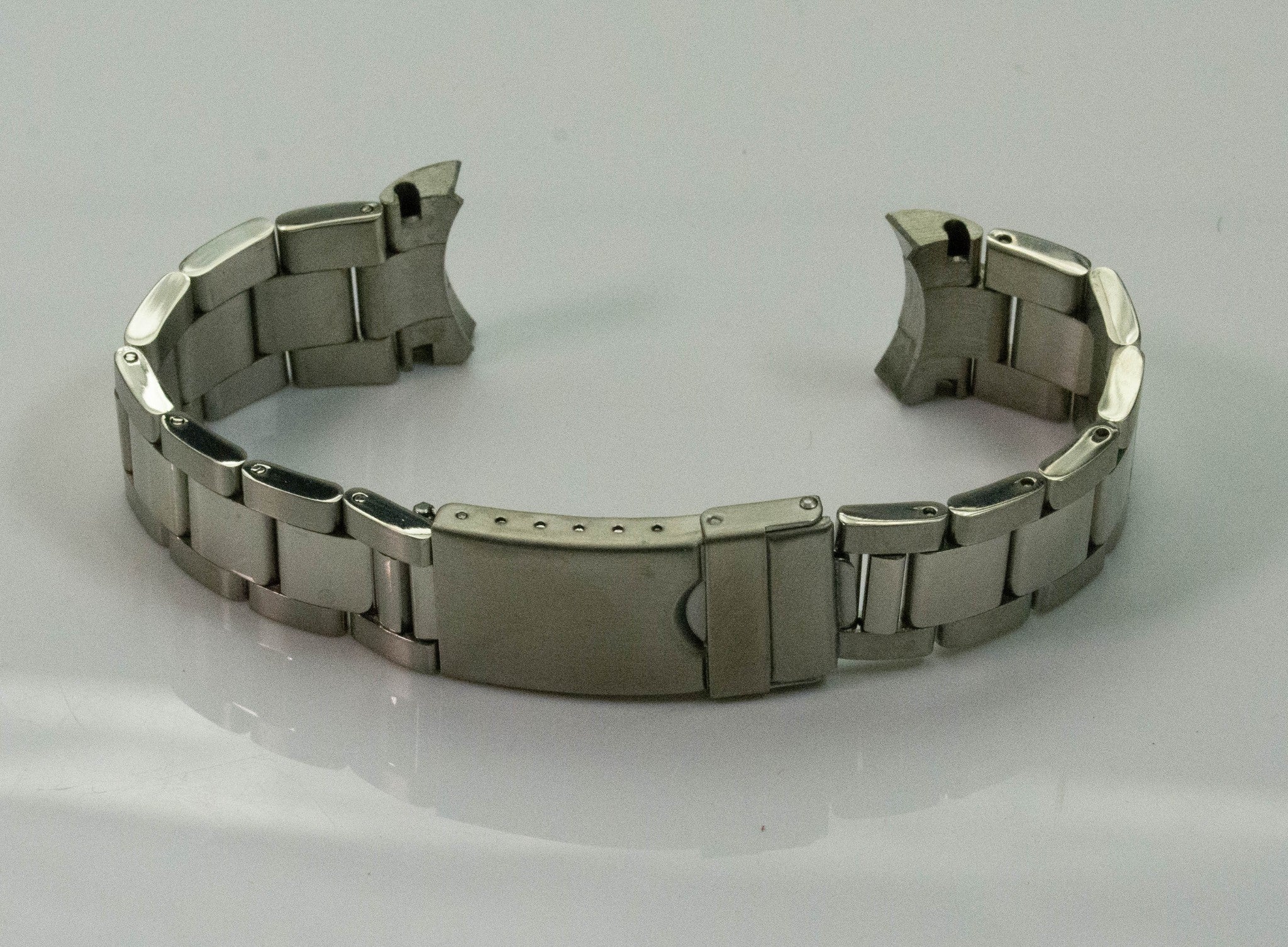 Solid Links Curved End 20mm For Rolex Oyster Steel Watch Bracelet Strap Datejust