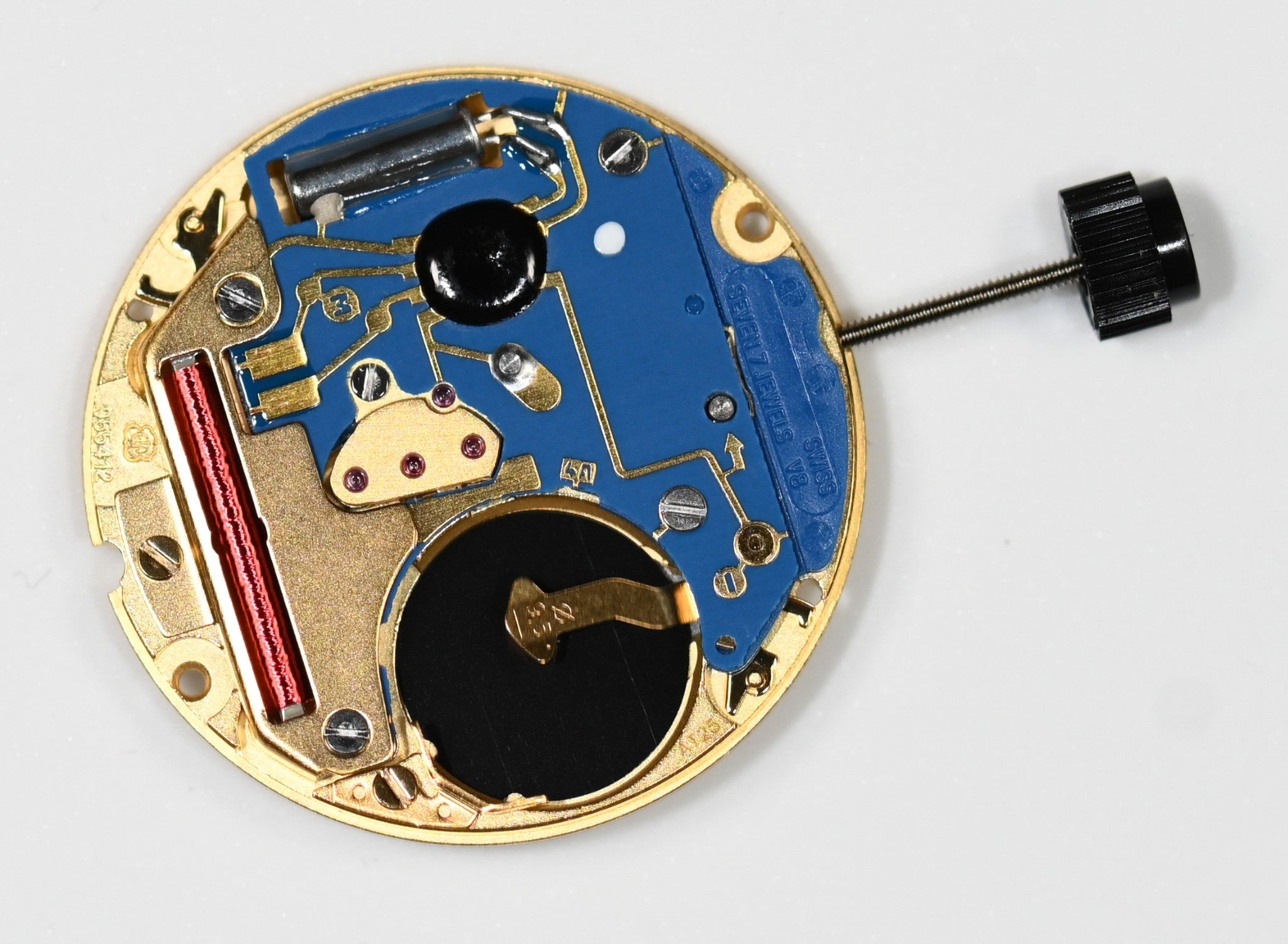 ETA 955.412 Watch Movement Quartz Swiss Replacement Repairs Battery New Gold