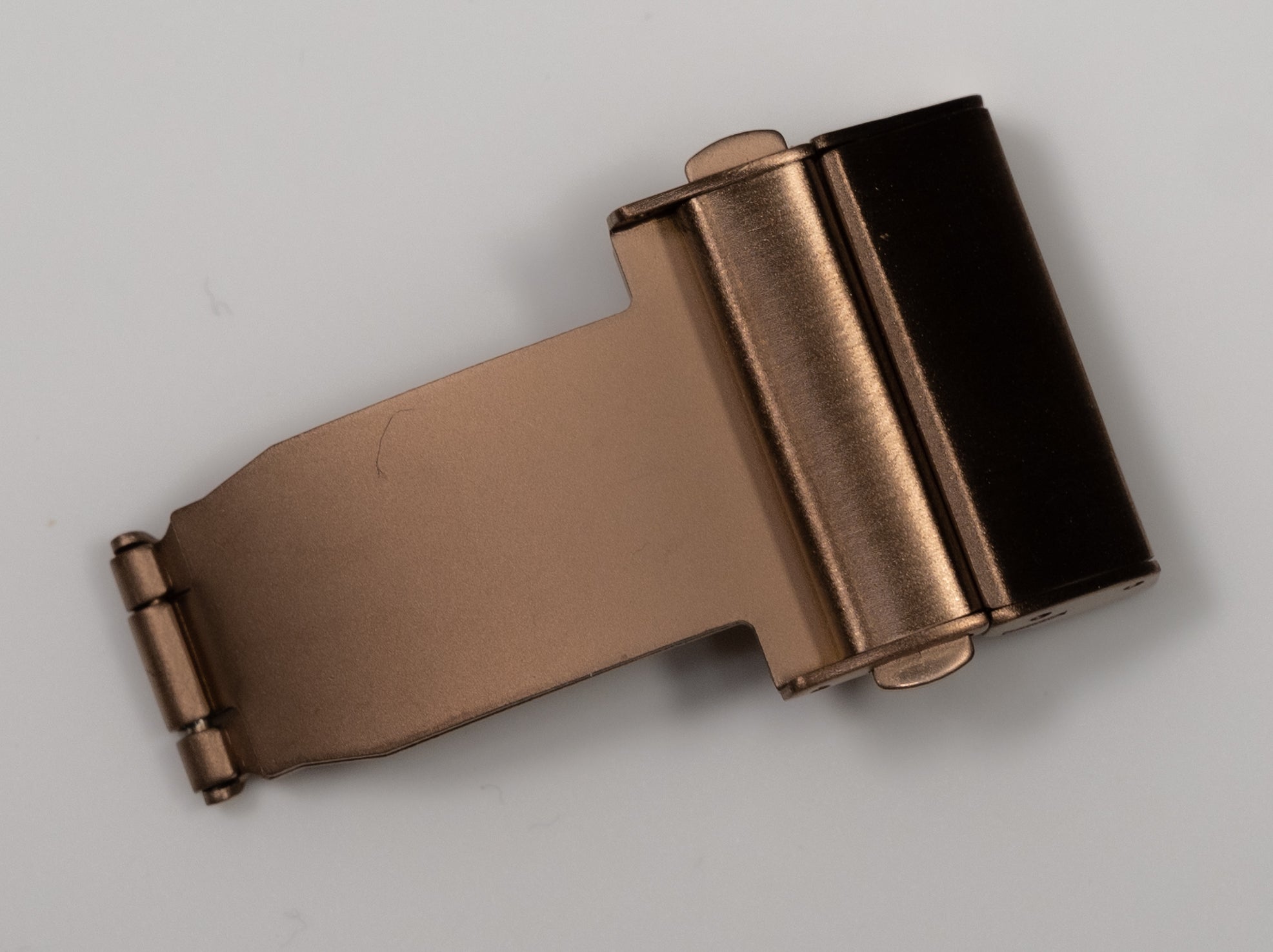 Bronze Colour Watch Strap Buckle Clasp Deployment 18mm 20mm 22mm Steel Band New