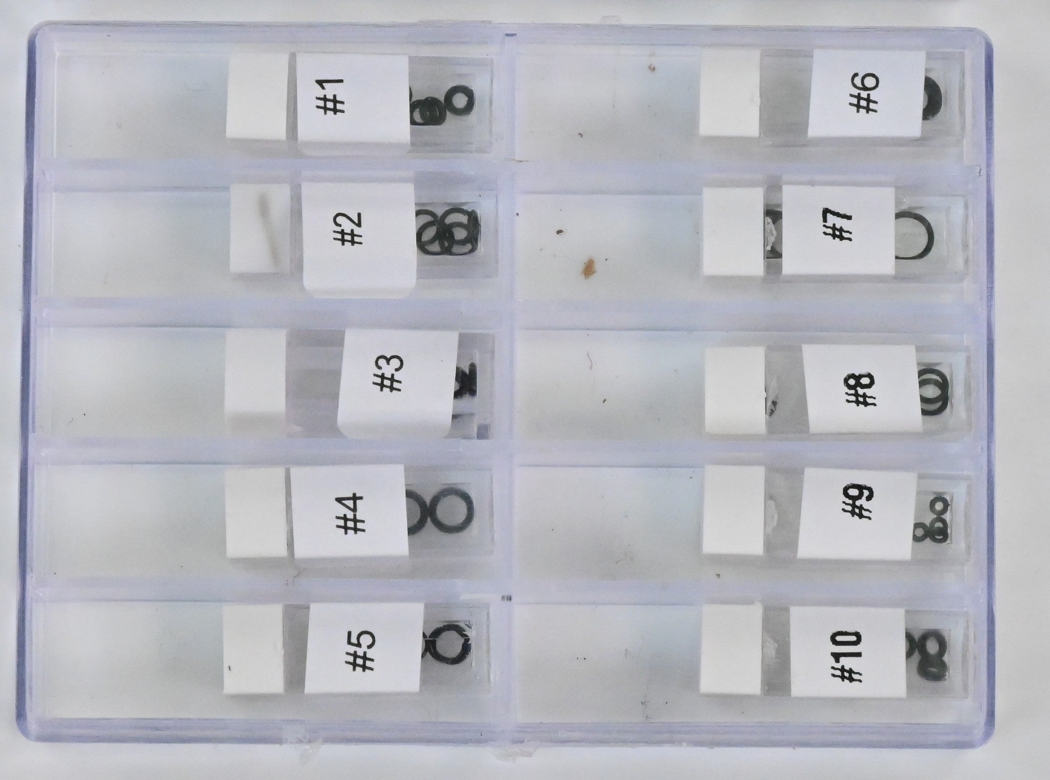 50x Crown & Tube Gaskets Assortment Rubber for Rolex Watch Parts Repairs Tag New