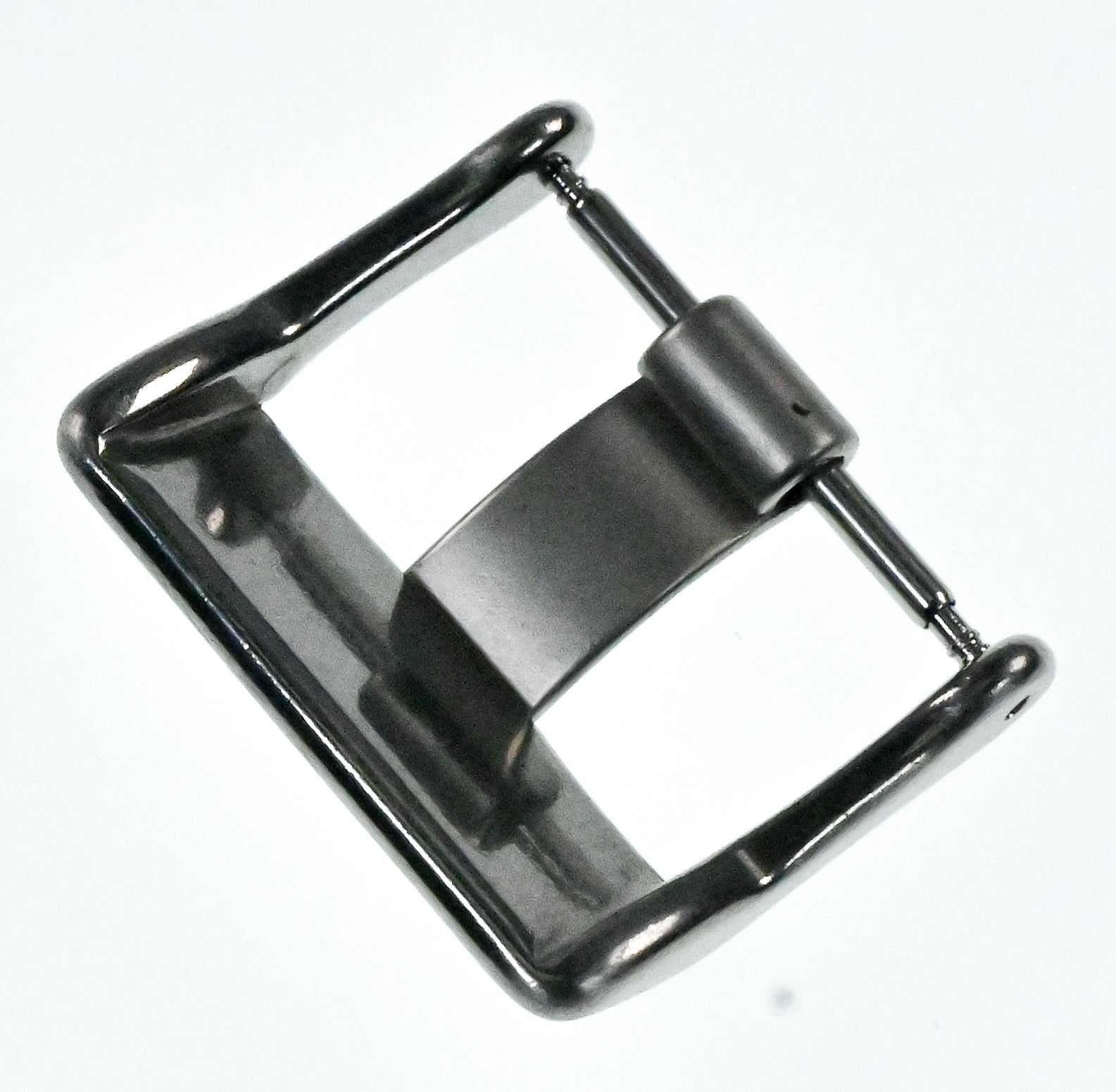 Watch Strap Buckle Satin Steel Omega Planet Ocean Style Wide Tongue Strap Band