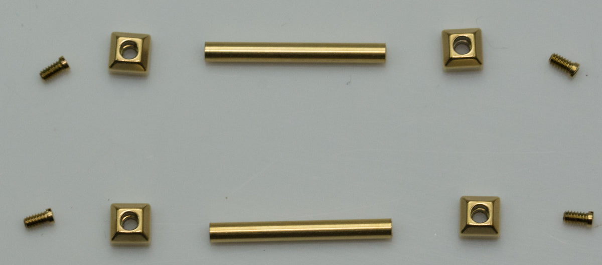 Gold watch part screws tubes CARTIER PASHA pin strap bracelet 16mm-22mm lug pins