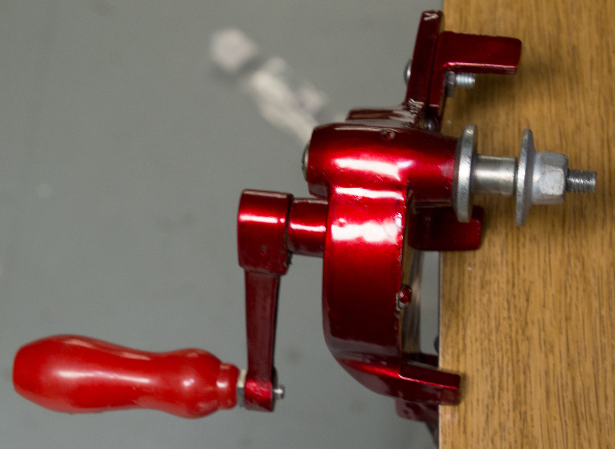 Hand operated grinder bench mount & grind stone watchmakers jewelley craft tool