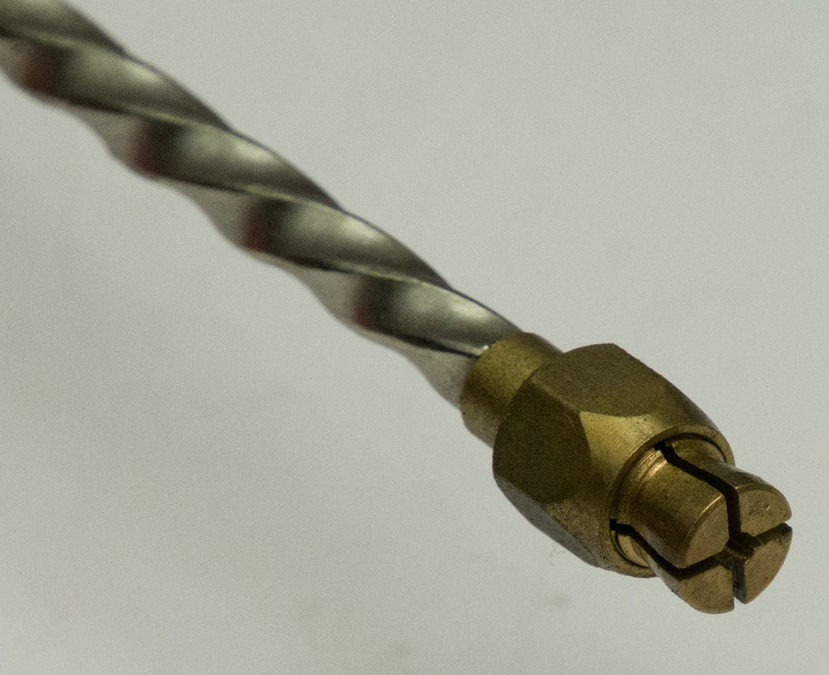 Hand drill with collet twist push ARCHIMEDES watchmaker jewellers drilling hole