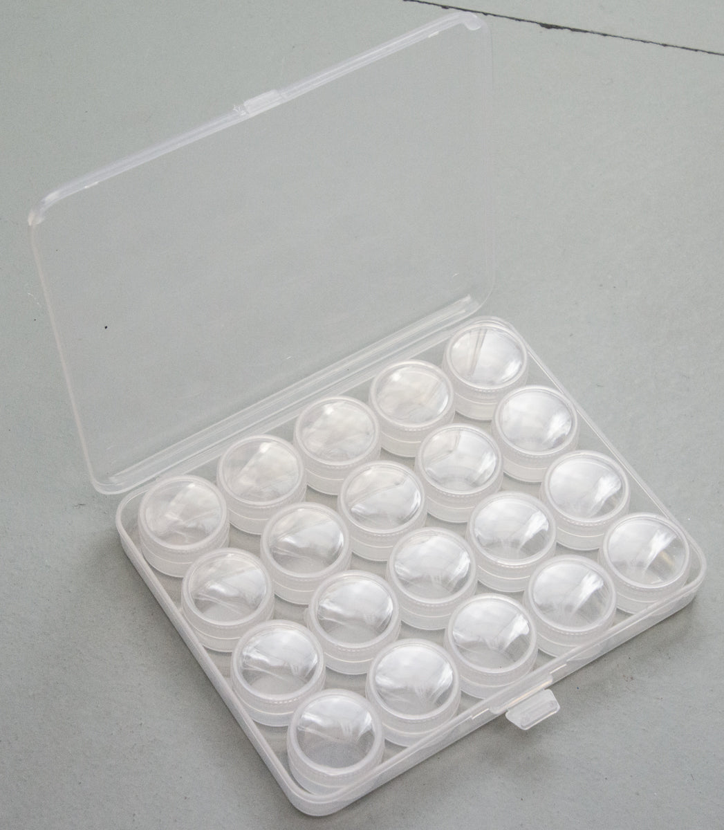 Small mini parts containers 20x  spares tubs storage Watchmakers jewellers craft