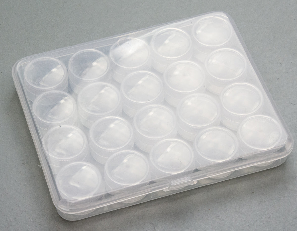 Small mini parts containers 20x  spares tubs storage Watchmakers jewellers craft