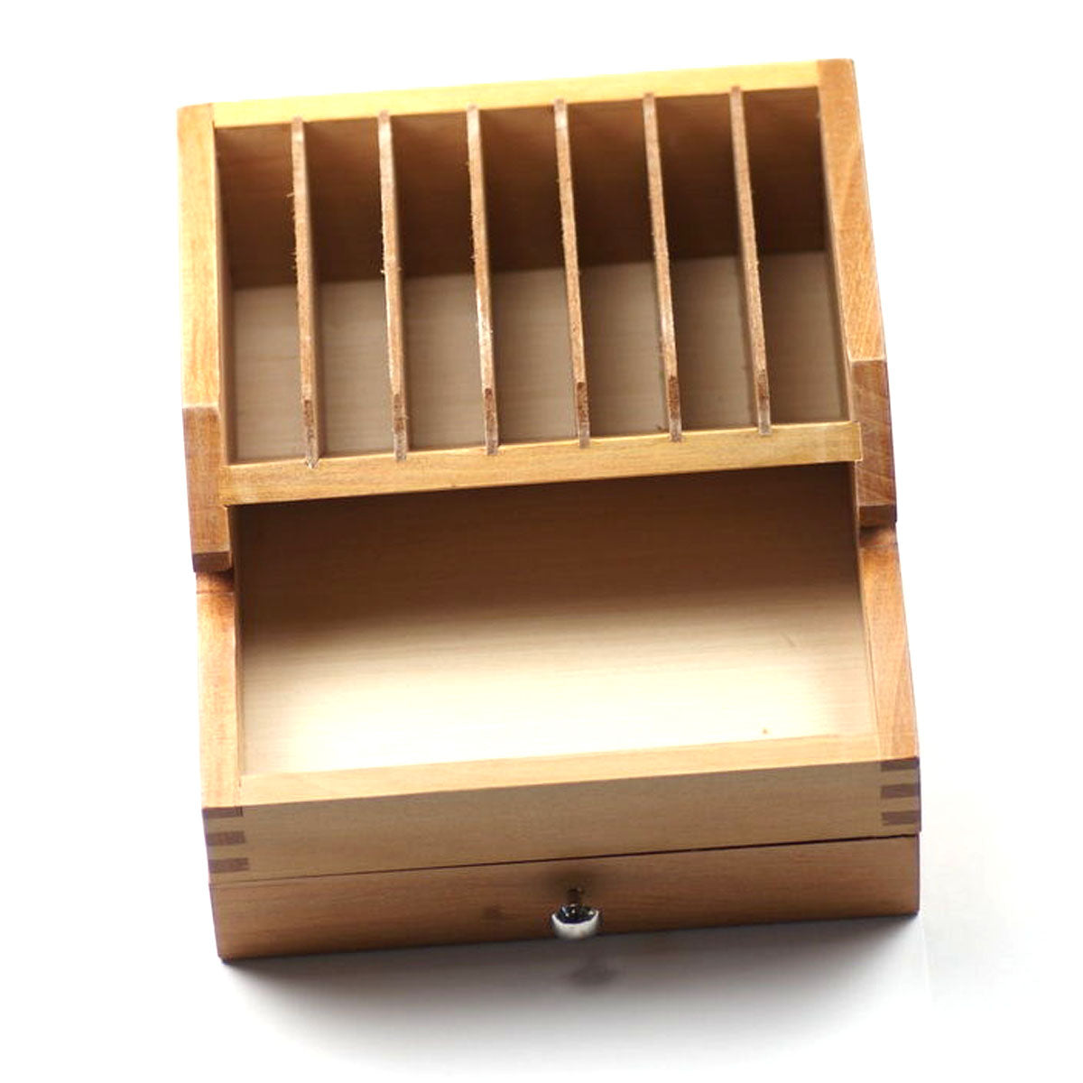 SMALL WOODEN CABINET & DRAWER FOR WATCHMAKERS STORAGE WATCH PARTS/TOOLS REPAIRS