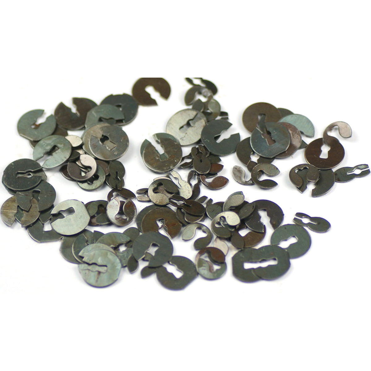 100x SPLIT WASHERS CLOCK PARTS CLOCKMAKERS spares jumping washer repairs clocks