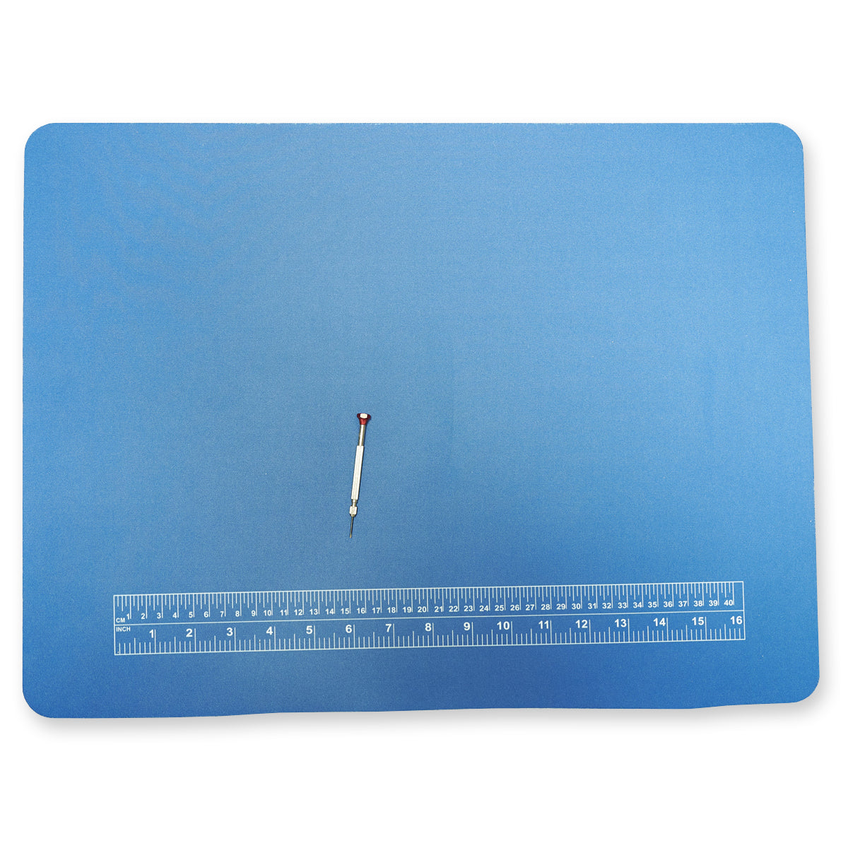 XL Large Bench Mat Rubber Watchmakers Jewellers Craft Anti Slip Parts + Ruler