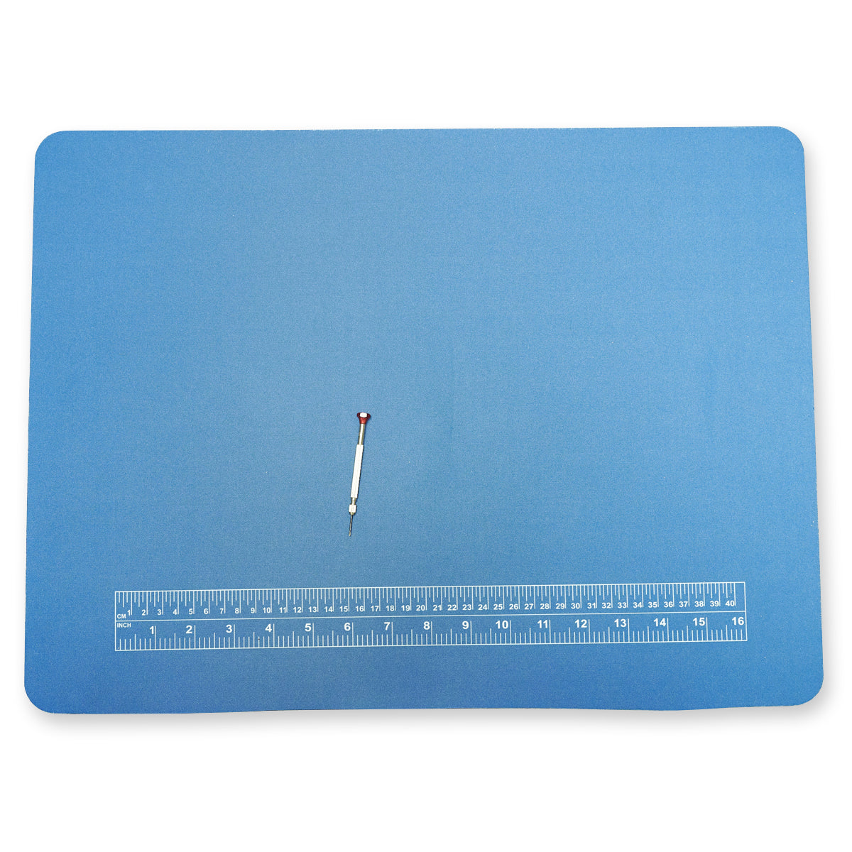 XL Large Bench Mat Rubber Watchmakers Jewellers Craft Anti Slip Parts + Ruler