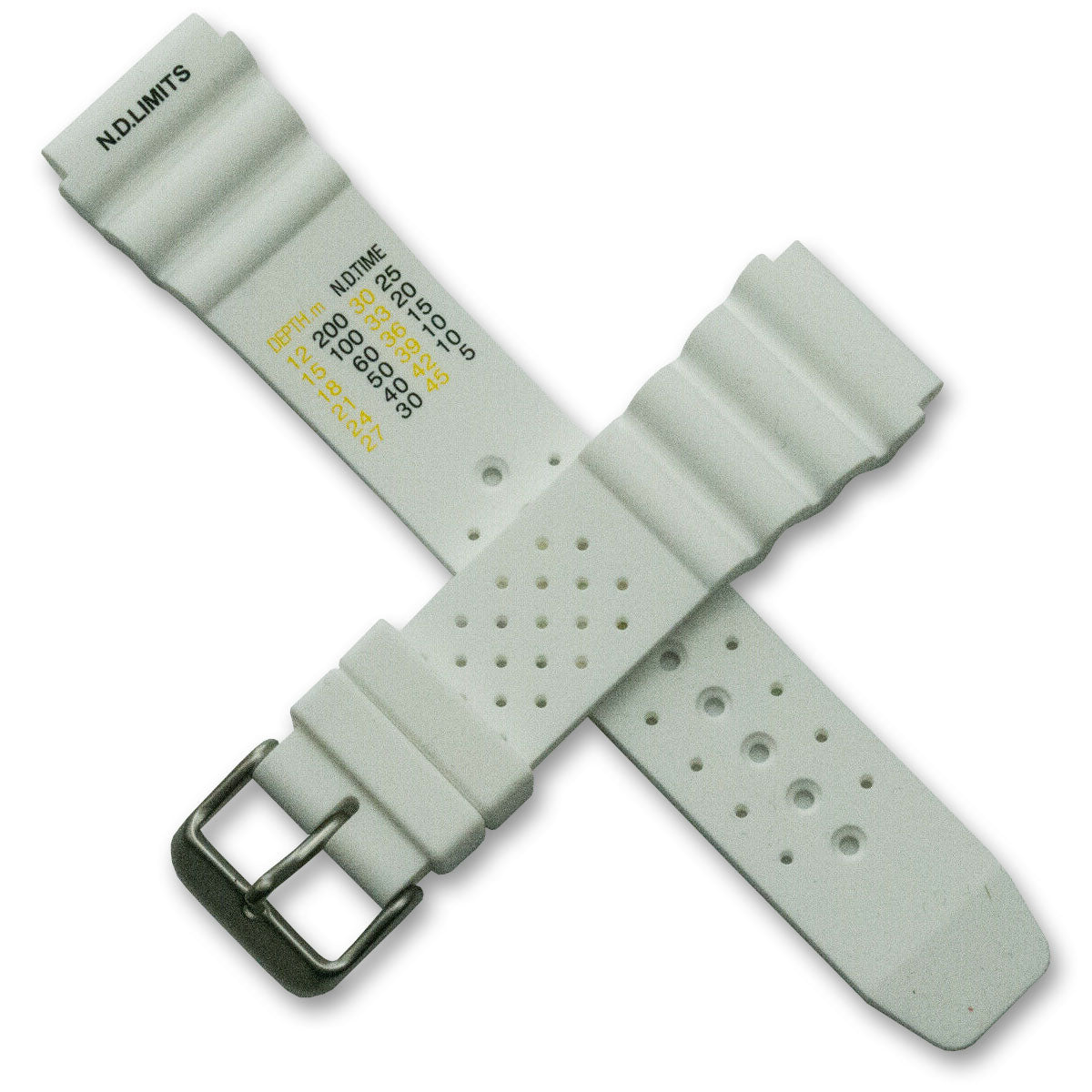 ND limits Divers Scuba Diving Watch Strap Rubber Dive Decompression For Citizen